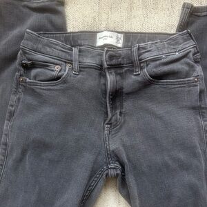 abercrombie kids Black-Grey Skinny Jeans